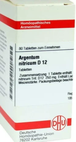 Dhu Argentum Nitricum D12 80 Tabletten