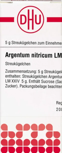 Dhu Argentum Nitricum Lmxxiv Globuli 5 G