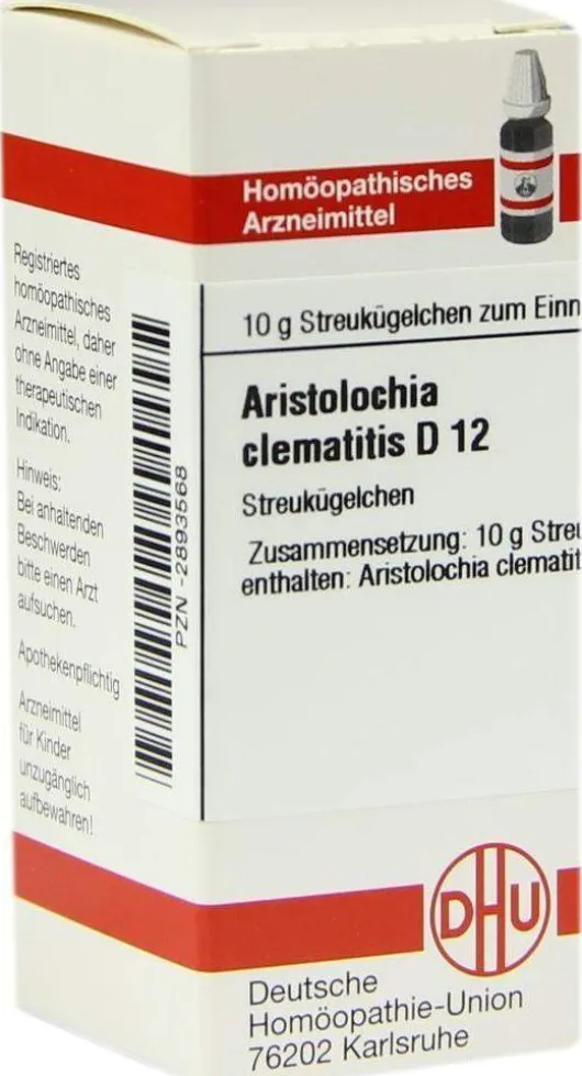 Dhu Aristolochia Clematitis D12 10 G Globuli