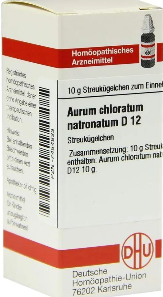 Dhu Aurum Chloratum Natronatum D12 Globuli