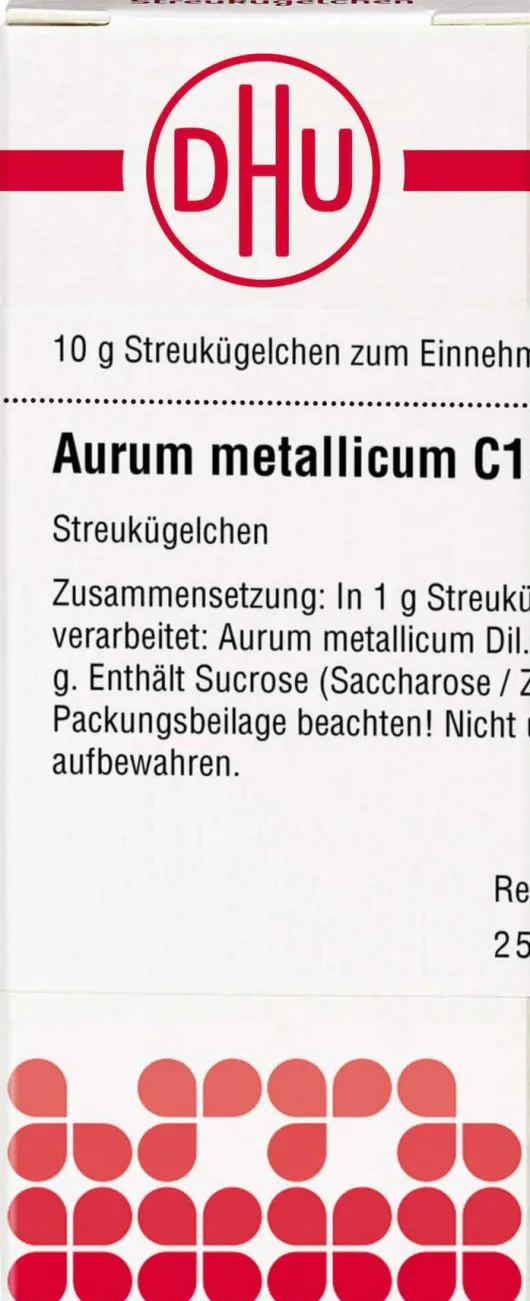 Dhu Aurum Metallicum C100 Globuli 10 G