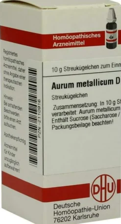 Dhu Aurum Metallicum D30 Globuli