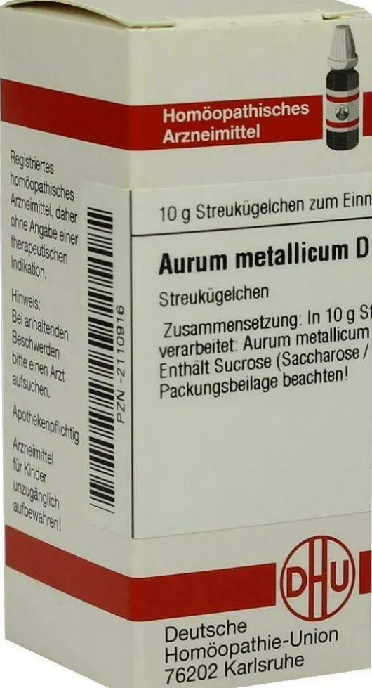 Dhu Aurum Metallicum D30 Globuli
