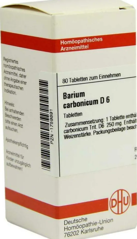 Dhu Barium Carbonicum D6 80 Tabletten