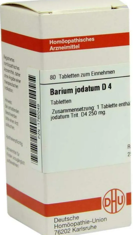 Dhu Barium Jodatum D4 80 Tabletten