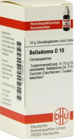 Dhu Belladonna D10 Globuli