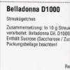 Dhu Belladonna D1000 Globuli 10 G