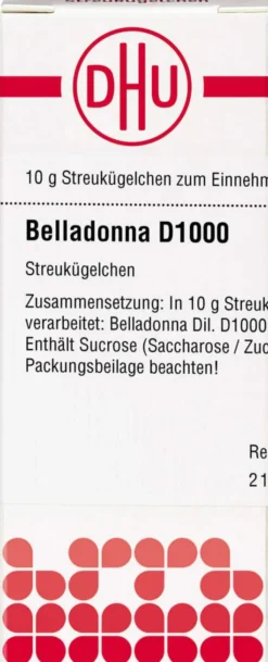 Dhu Belladonna D1000 Globuli 10 G