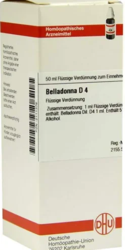 Dhu Belladonna D4 50 ml Dilution