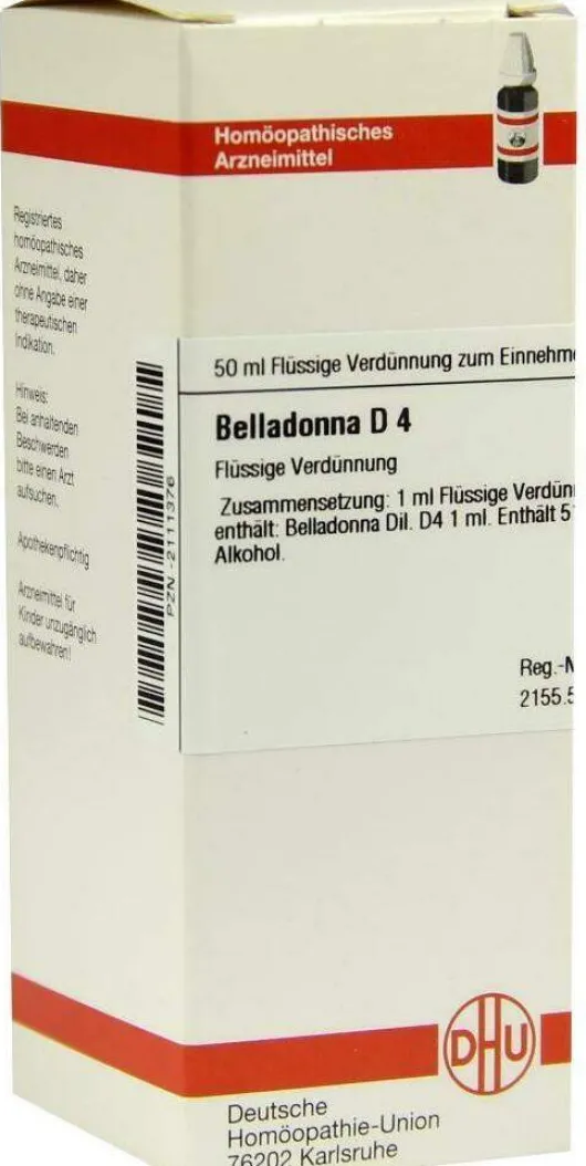 Dhu Belladonna D4 50 ml Dilution