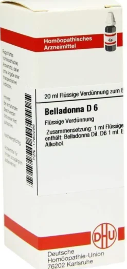 Dhu Belladonna D6 20 ml Dilution