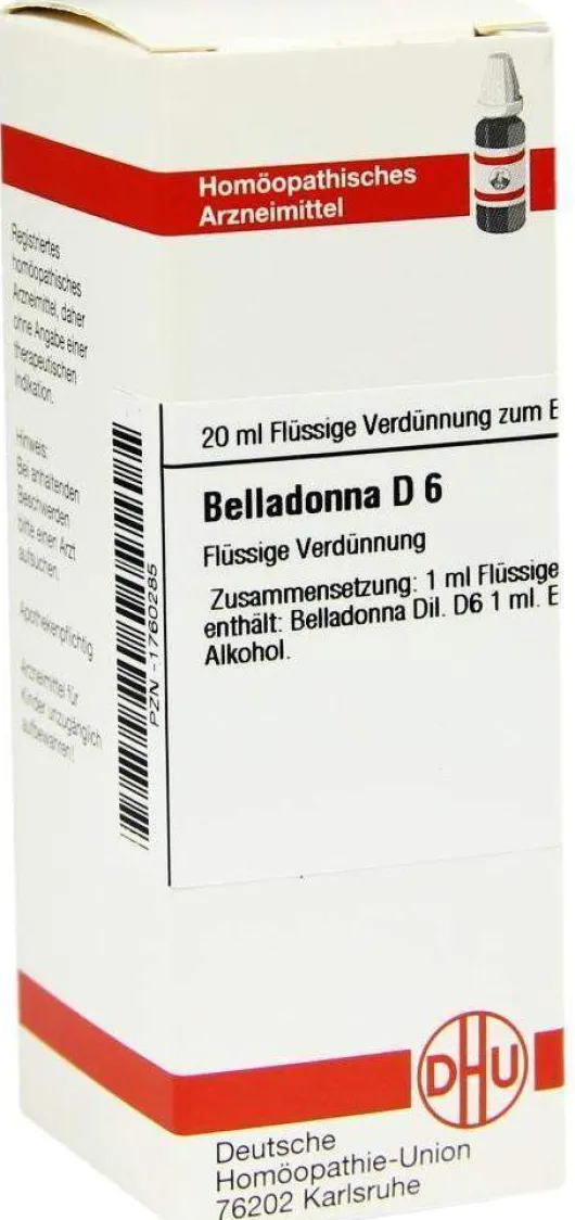 Dhu Belladonna D6 20 ml Dilution
