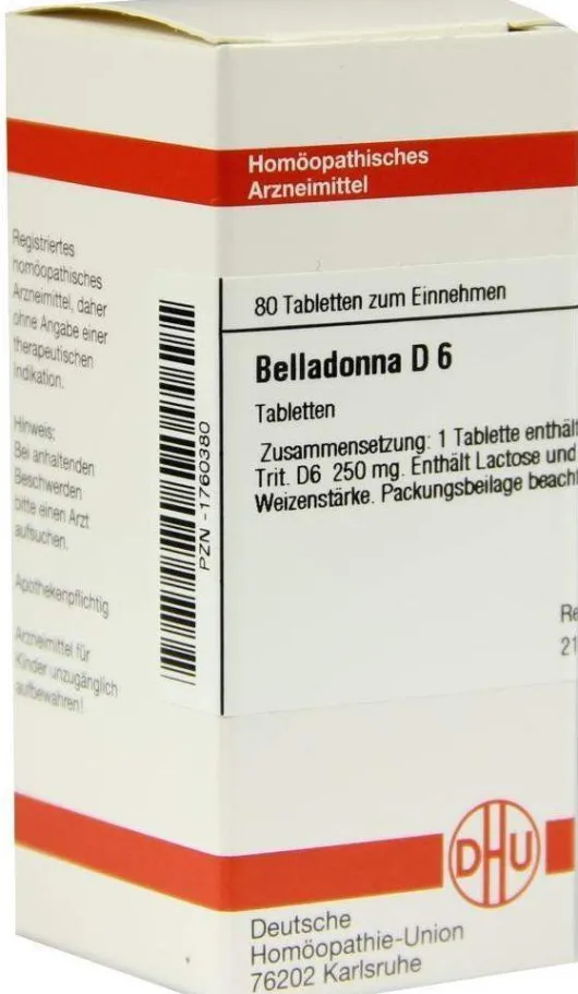Dhu Belladonna D6 80 Tabletten