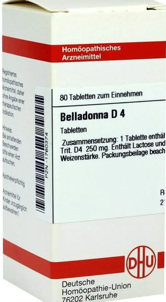 Dhu Belladonna D4 80 Tabletten