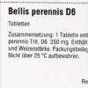 Dhu Bellis Perennis D6 Tabletten