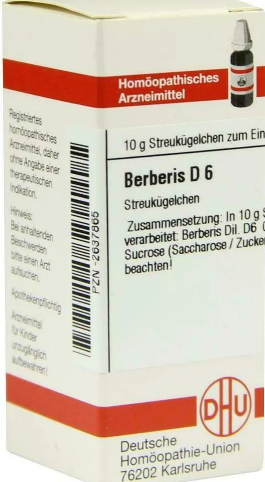 Dhu Berberis D6 10 G Globuli