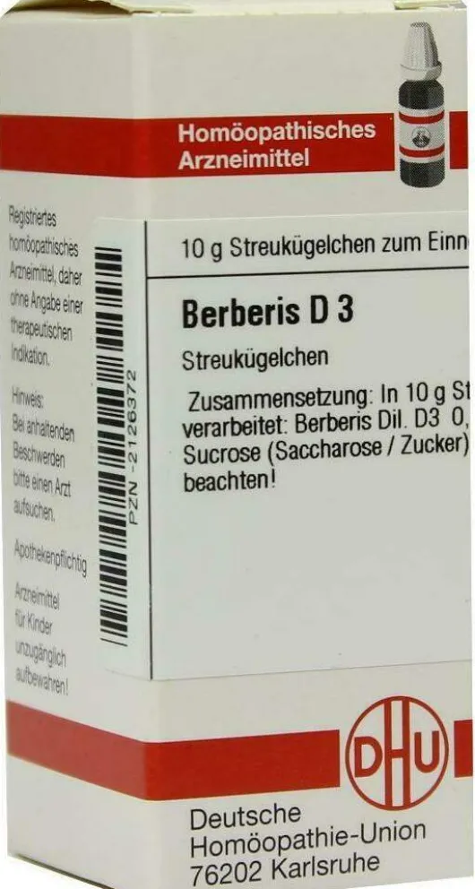 Dhu Berberis D3 Globuli