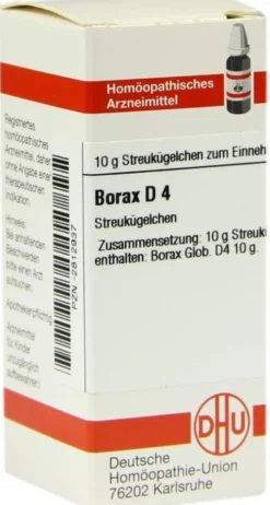 Dhu Borax D4 10 G Globuli
