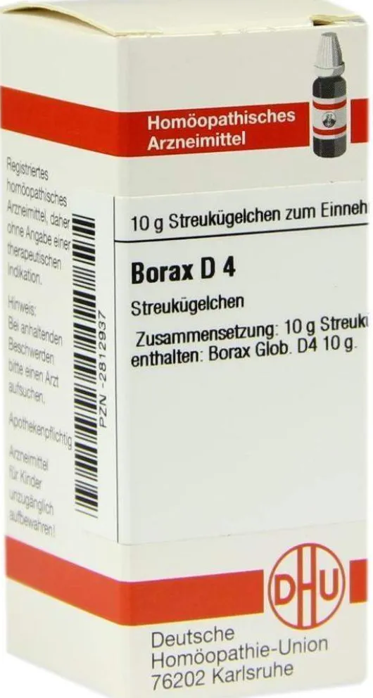 Dhu Borax D4 10 G Globuli