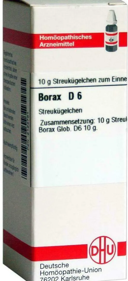 Dhu Borax D6 10 G Globuli
