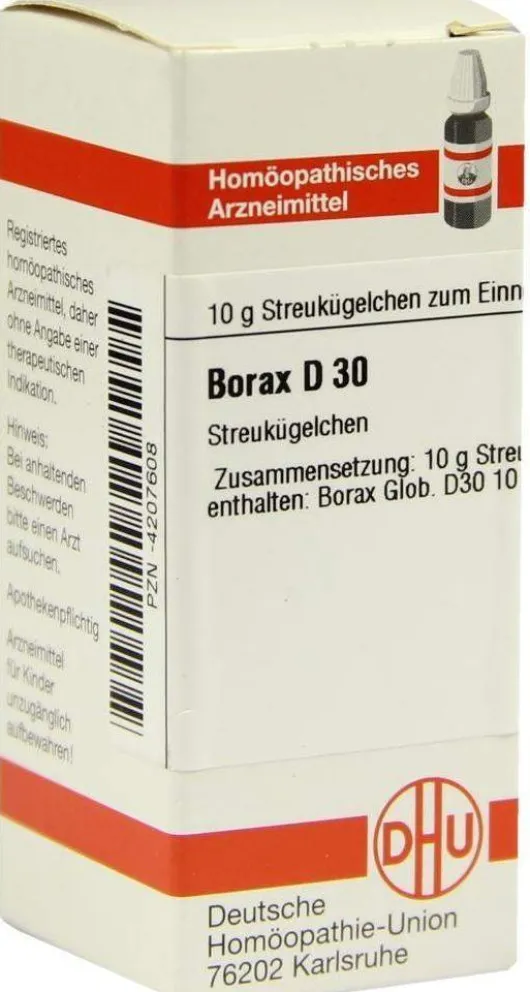 Dhu Borax D30 10 G Globuli