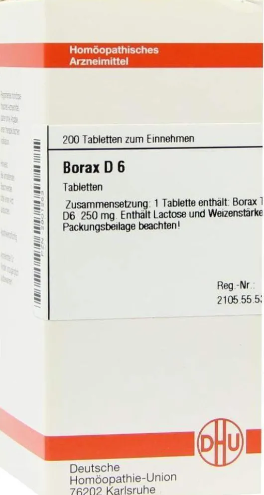 Dhu Borax D6 200 Tabletten