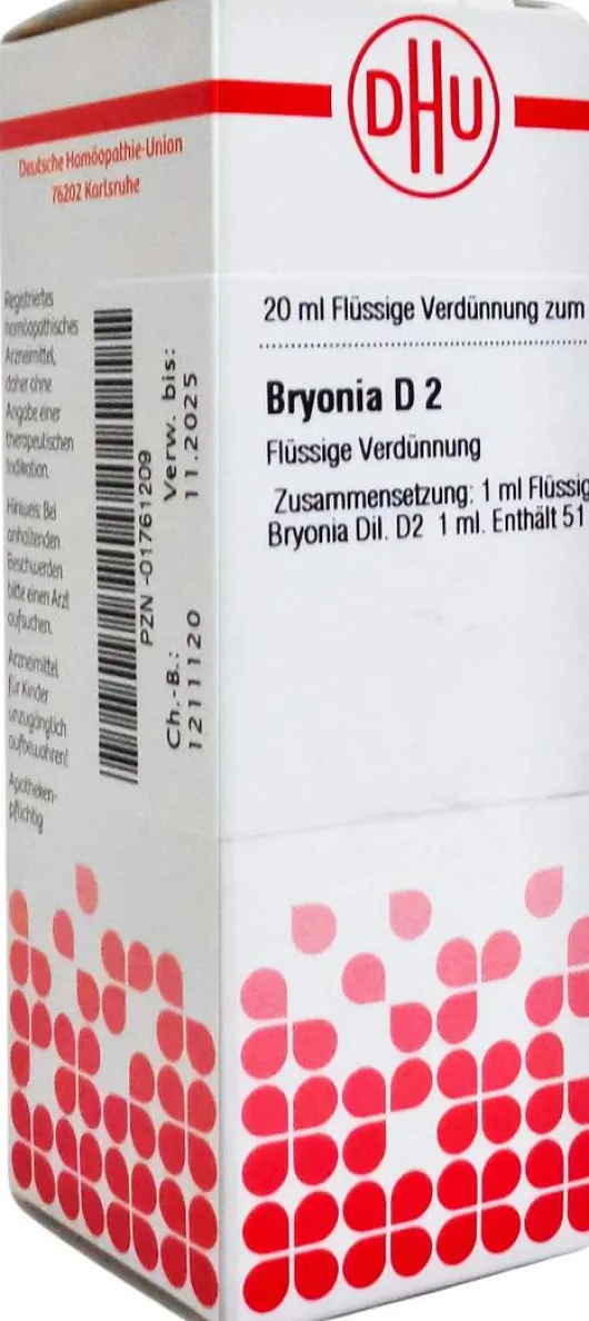 Dhu Bryonia D2 20 ml Dilution