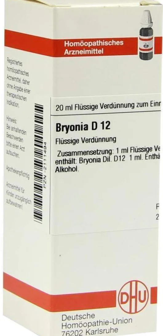 Dhu Bryonia D12 20 ml Dilution