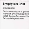 Dhu Bryophyllum C200 Globuli 10 G