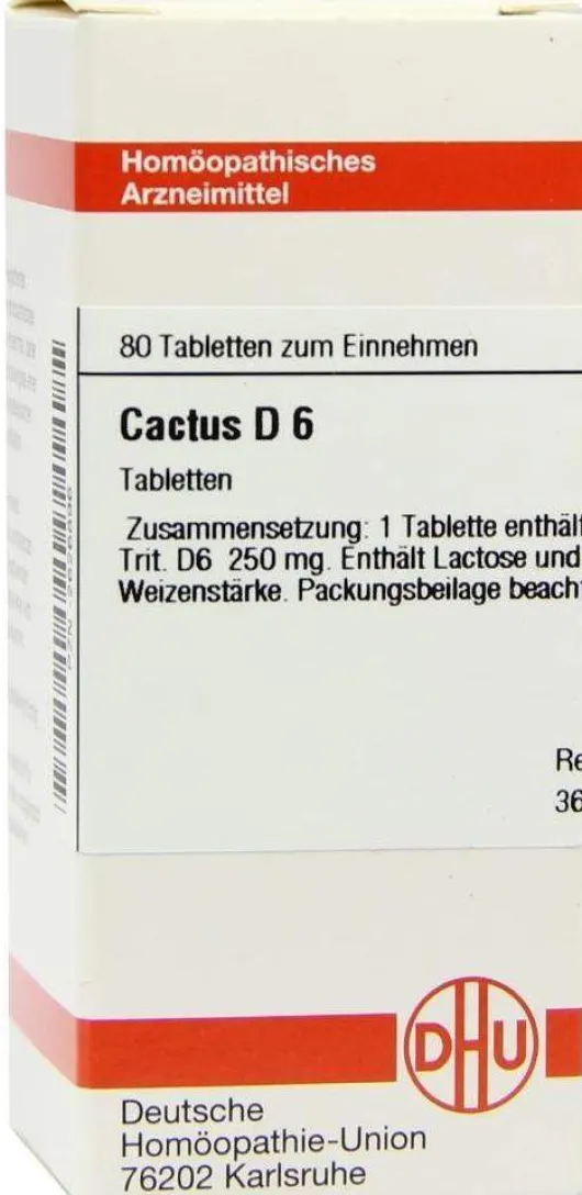 Dhu Cactus D6 80 Tabletten