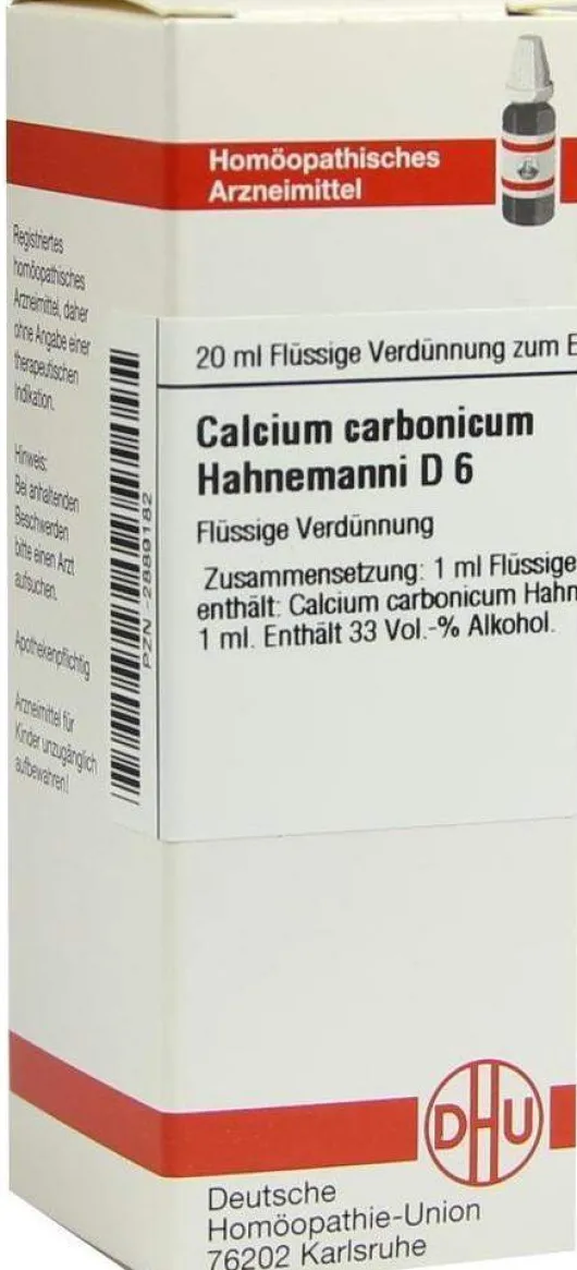 Dhu Calcium Carbonicum Hahnemanni D6 Dilution 20 ml