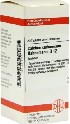 Dhu Calcium Carbonicum Hahnemanni D12 80 Tabletten