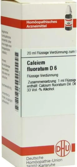 Dhu Calcium Fluoratum D6 20 ml Dilution