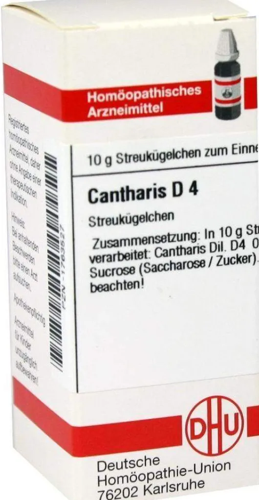 Dhu Cantharis D4 10 G Globuli