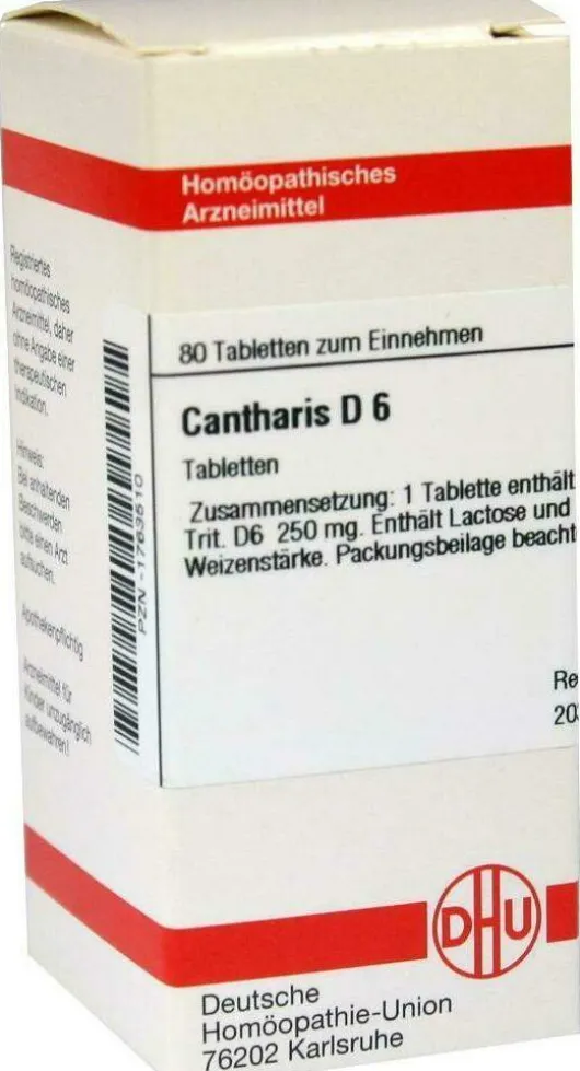 Dhu Cantharis D6 80 Tabletten