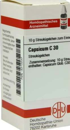 Dhu Capsicum C30 Globuli