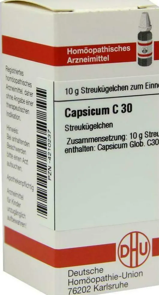 Dhu Capsicum C30 Globuli