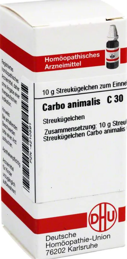 Dhu Carbo Animalis C30 10 G Globuli