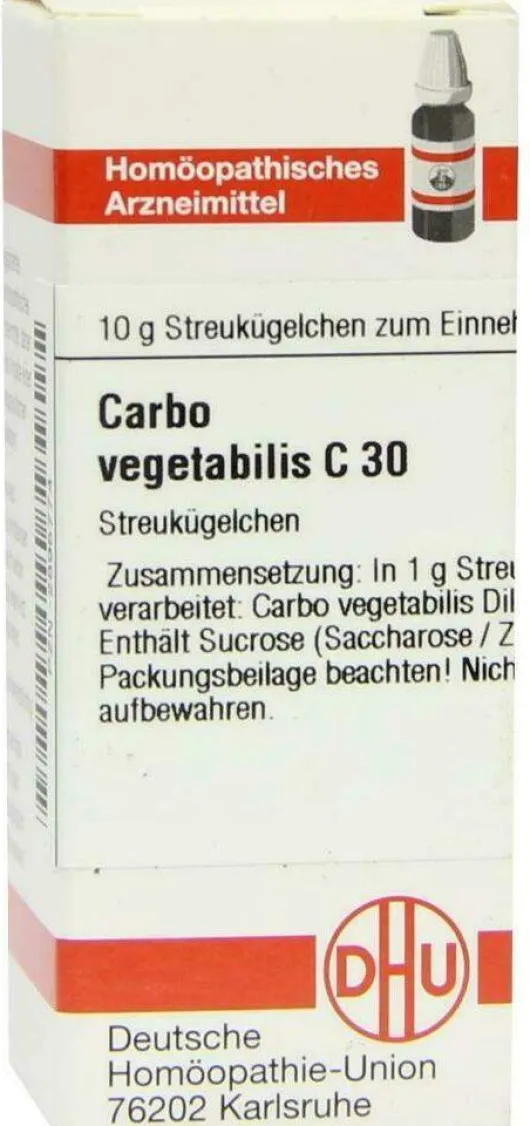 Dhu Carbo Vegetabilis C30 10 G Globuli