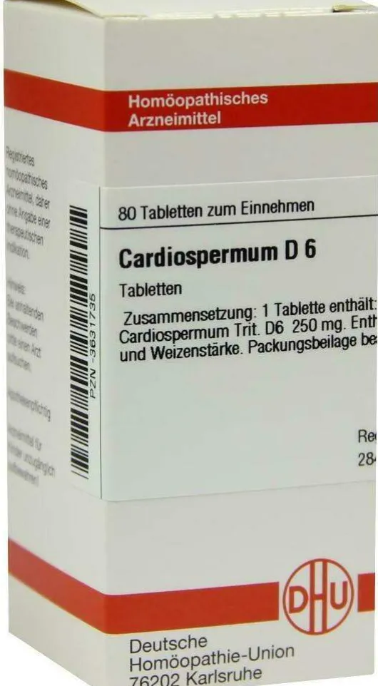 Dhu Cardiospermum D6 80 Tabletten