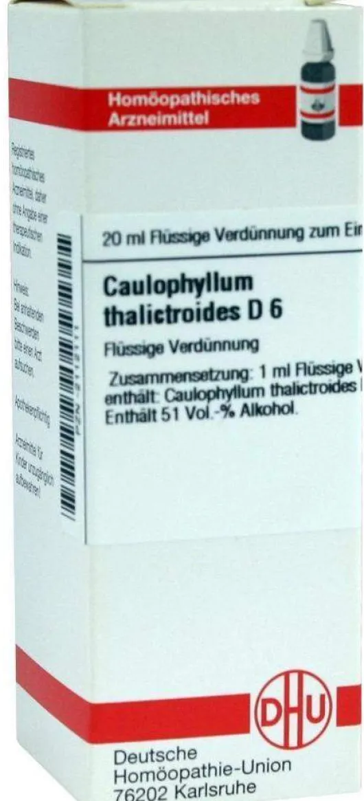 Dhu Caulophyllum Thalictroides D6 Dilution