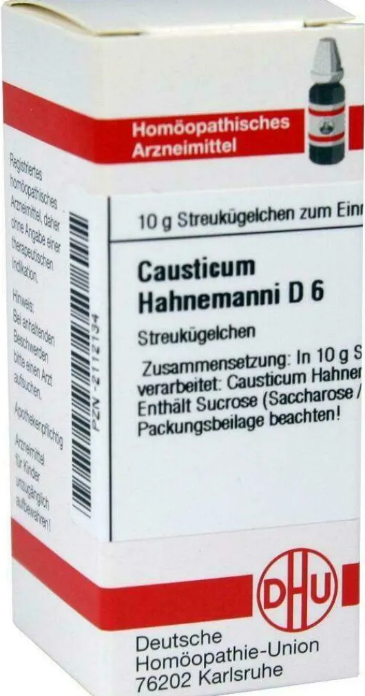Dhu Causticum Hahnemanni D6 10 G Globuli