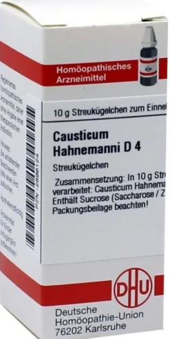 Dhu Causticum Hahnemanni D4 Globuli