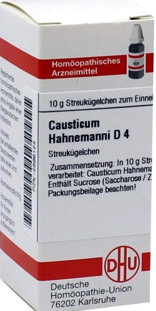 Dhu Causticum Hahnemanni D4 Globuli