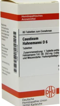 Dhu Causticum Hahnemanni D6 80 Tabletten