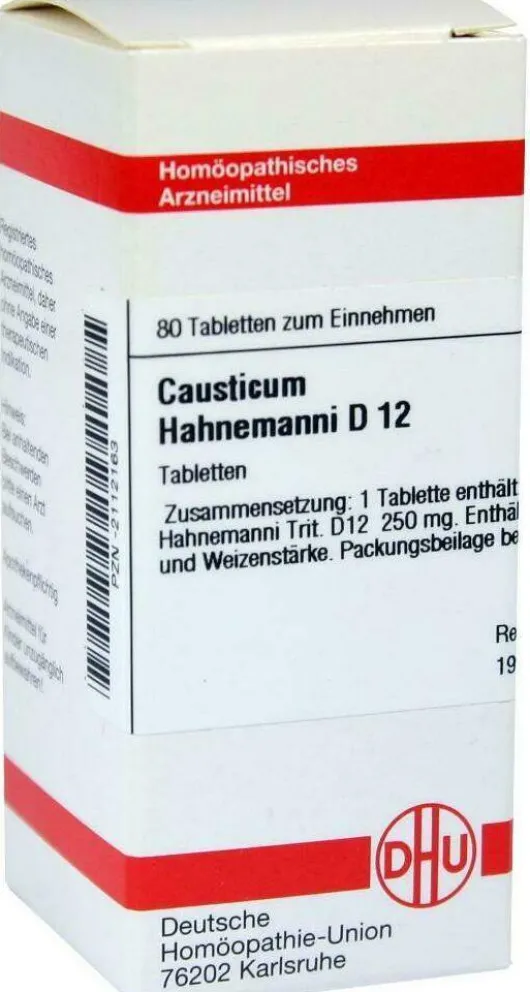 Dhu Causticum Hahnemanni D12 80 Tabletten