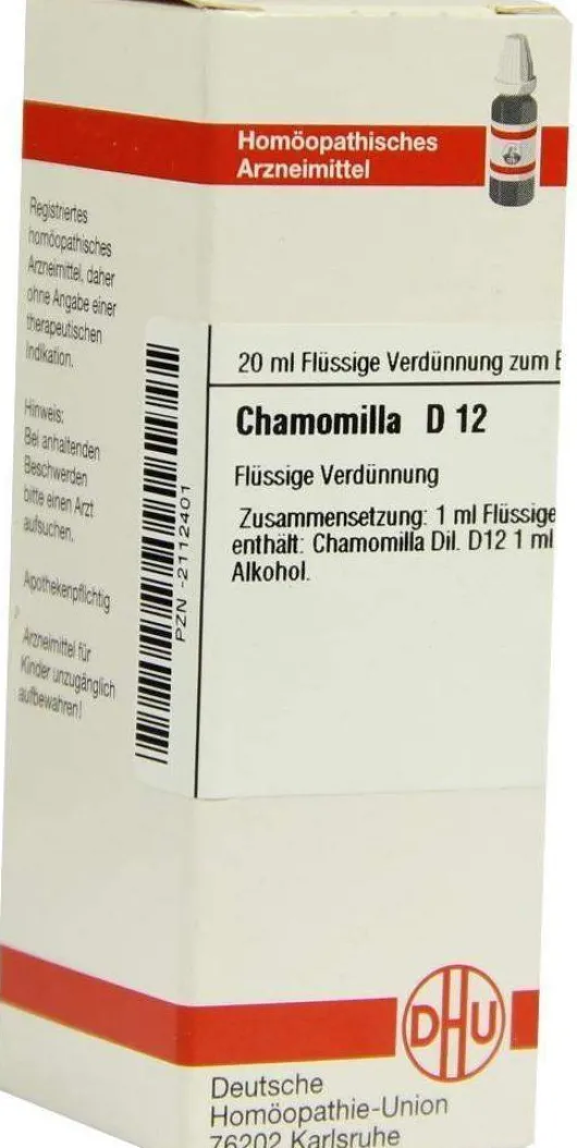 Dhu Chamomilla D12 20 ml Dilution
