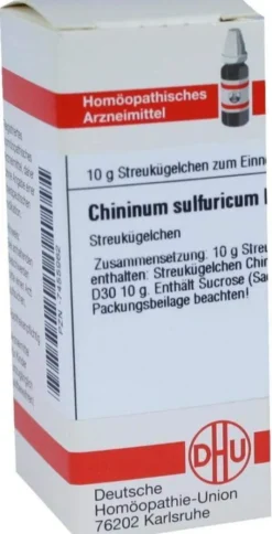 Dhu Chininum Sulfuricum D30 Globuli