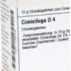 Dhu Cimicifuga D4 10 G Globuli