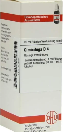Dhu Cimicifuga D4 20 ml Dilution